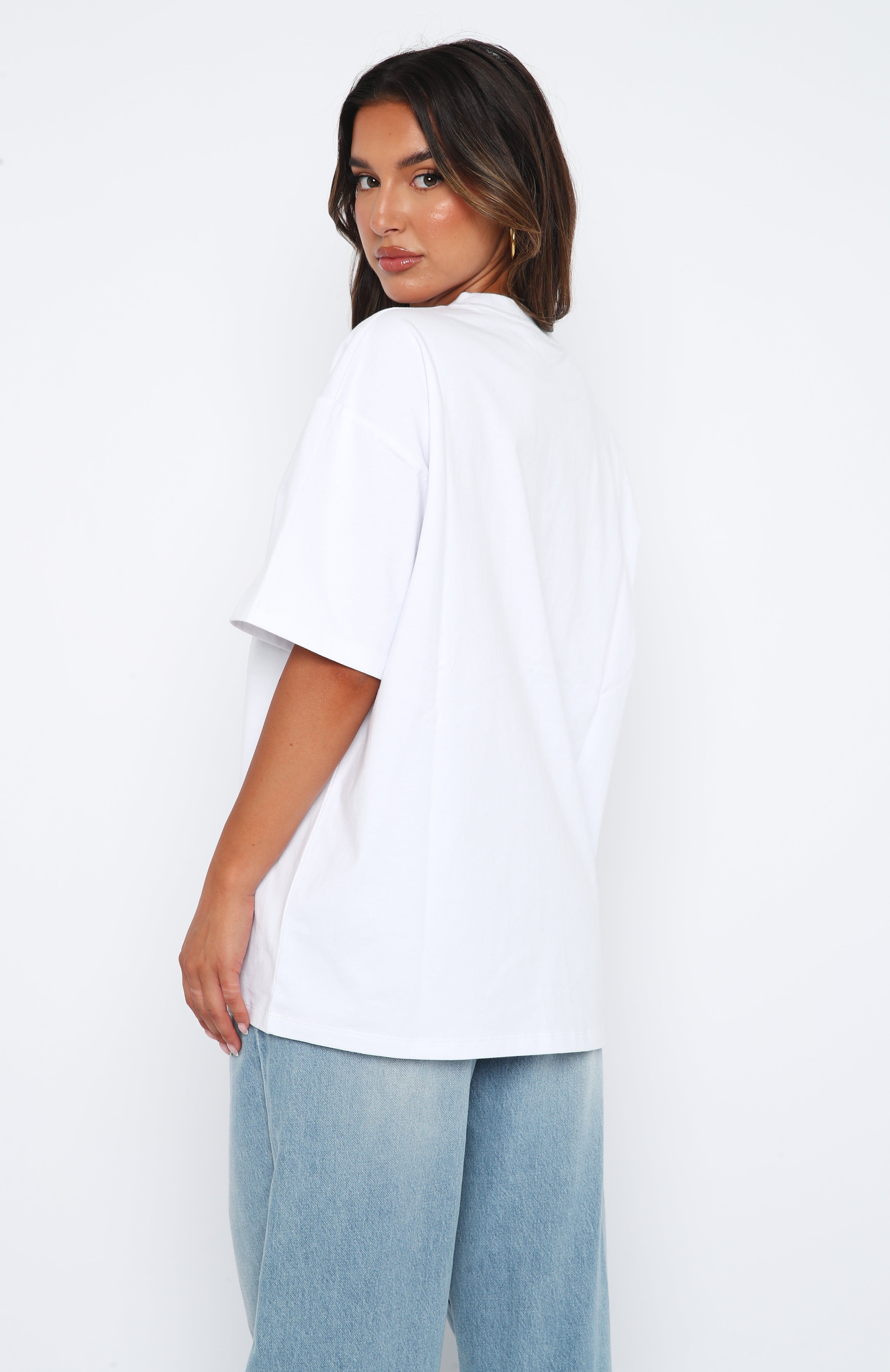 New Generation Oversized Tee White sold by White Fox Boutique product image thumbnail 4