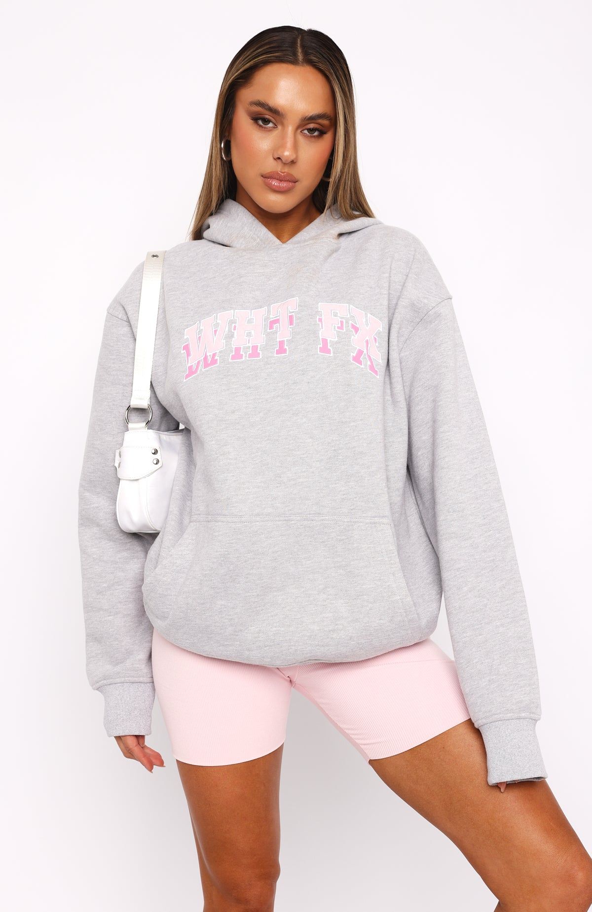 Test The Limit Oversized Hoodie Dark Grey Marle sold by White Fox Boutique product image thumbnail 2