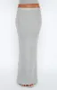 Star Shining Sequin Knit Maxi Skirt Grey sold by White Fox Boutique