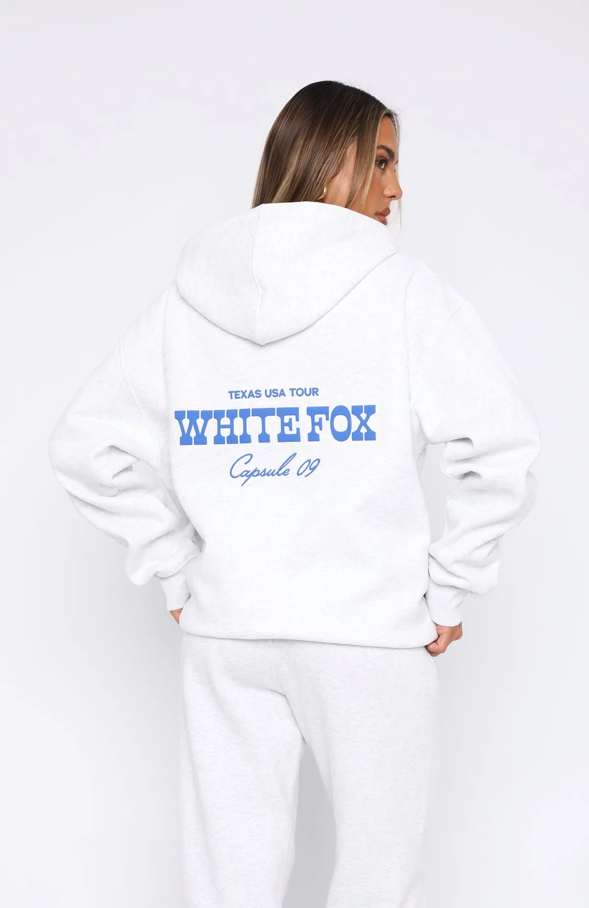 Capsule 9 Western Classic Oversized Hoodie Grey Marle sold by White Fox Boutique product image thumbnail 4