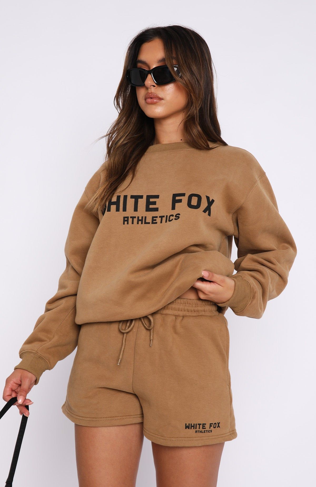 The Next Level Oversized Sweater Tan sold by White Fox Boutique product image thumbnail 2