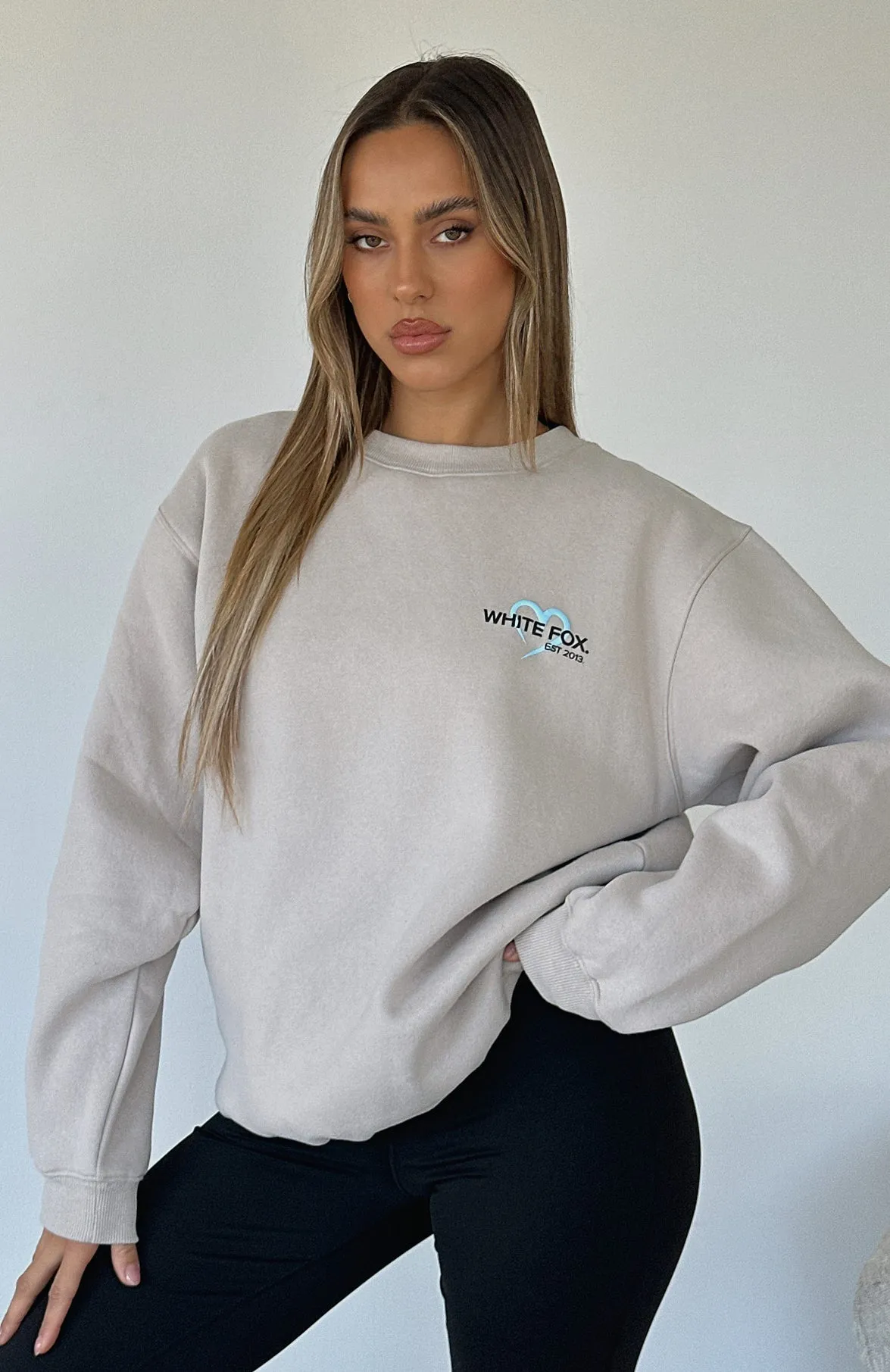 Forever & Always Oversized Sweater Lunar sold by White Fox Boutique product image thumbnail 5