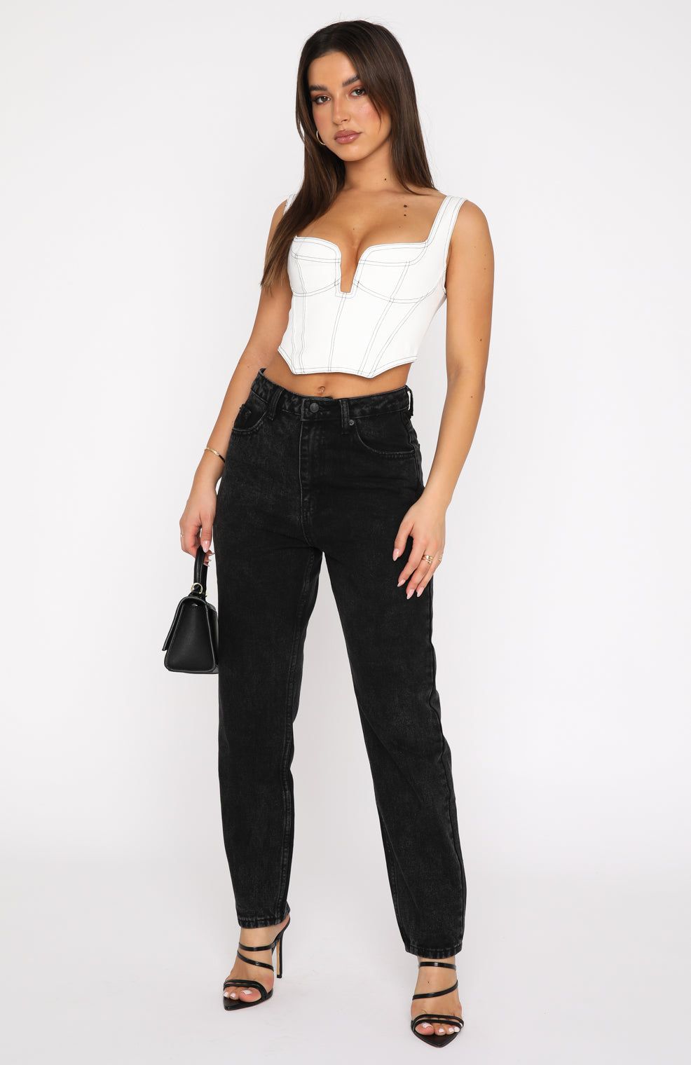 Rock Your Body Boyfriend Jeans Vintage Black sold by White Fox Boutique product image thumbnail 5