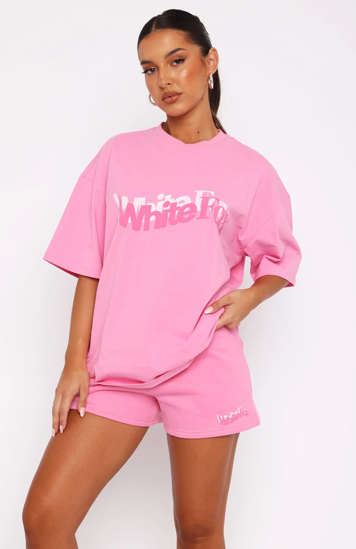 So Wavy Oversized Tee Pink sold by White Fox Boutique product image thumbnail 3