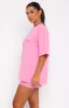So Wavy Oversized Tee Pink sold by White Fox Boutique