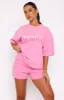 So Wavy Oversized Tee Pink sold by White Fox Boutique