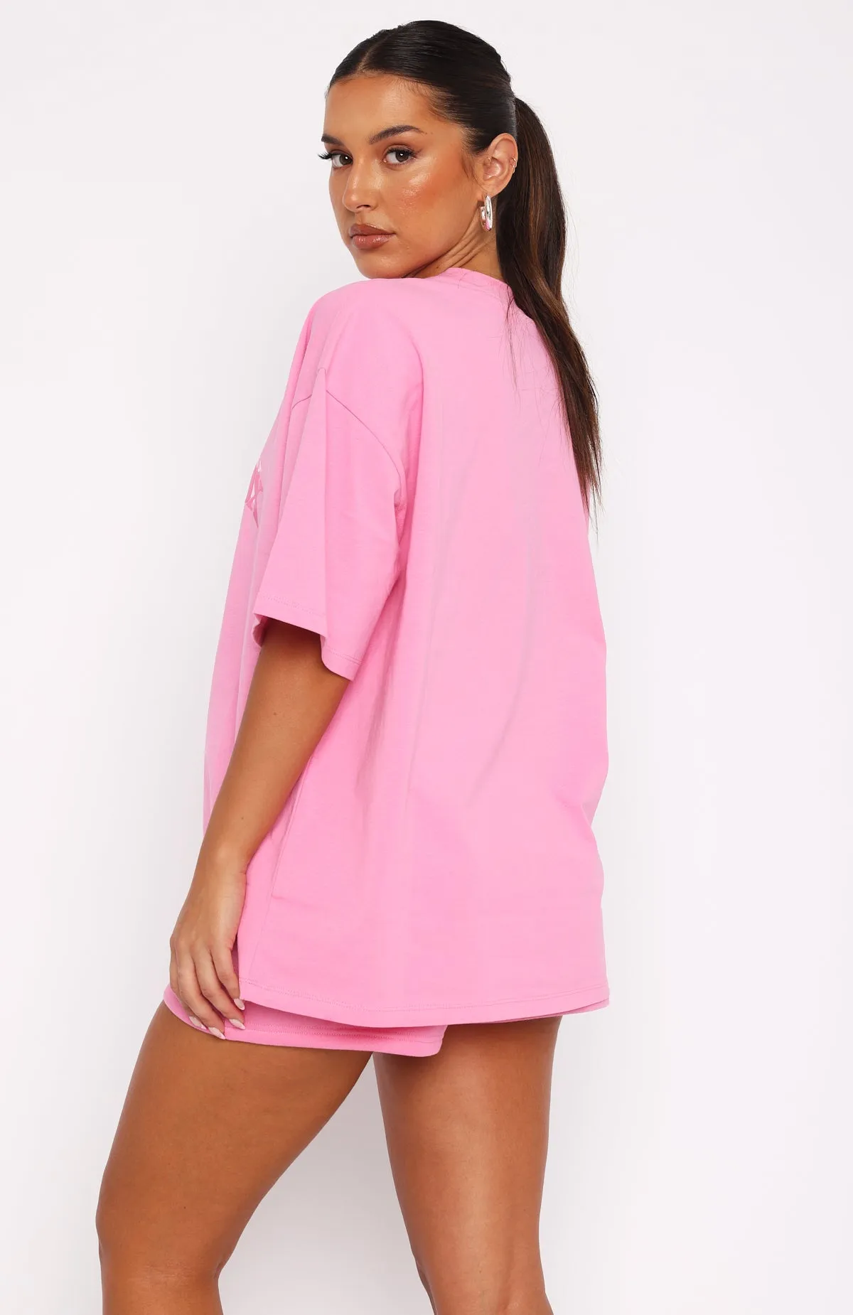 So Wavy Oversized Tee Pink sold by White Fox Boutique product image thumbnail 5