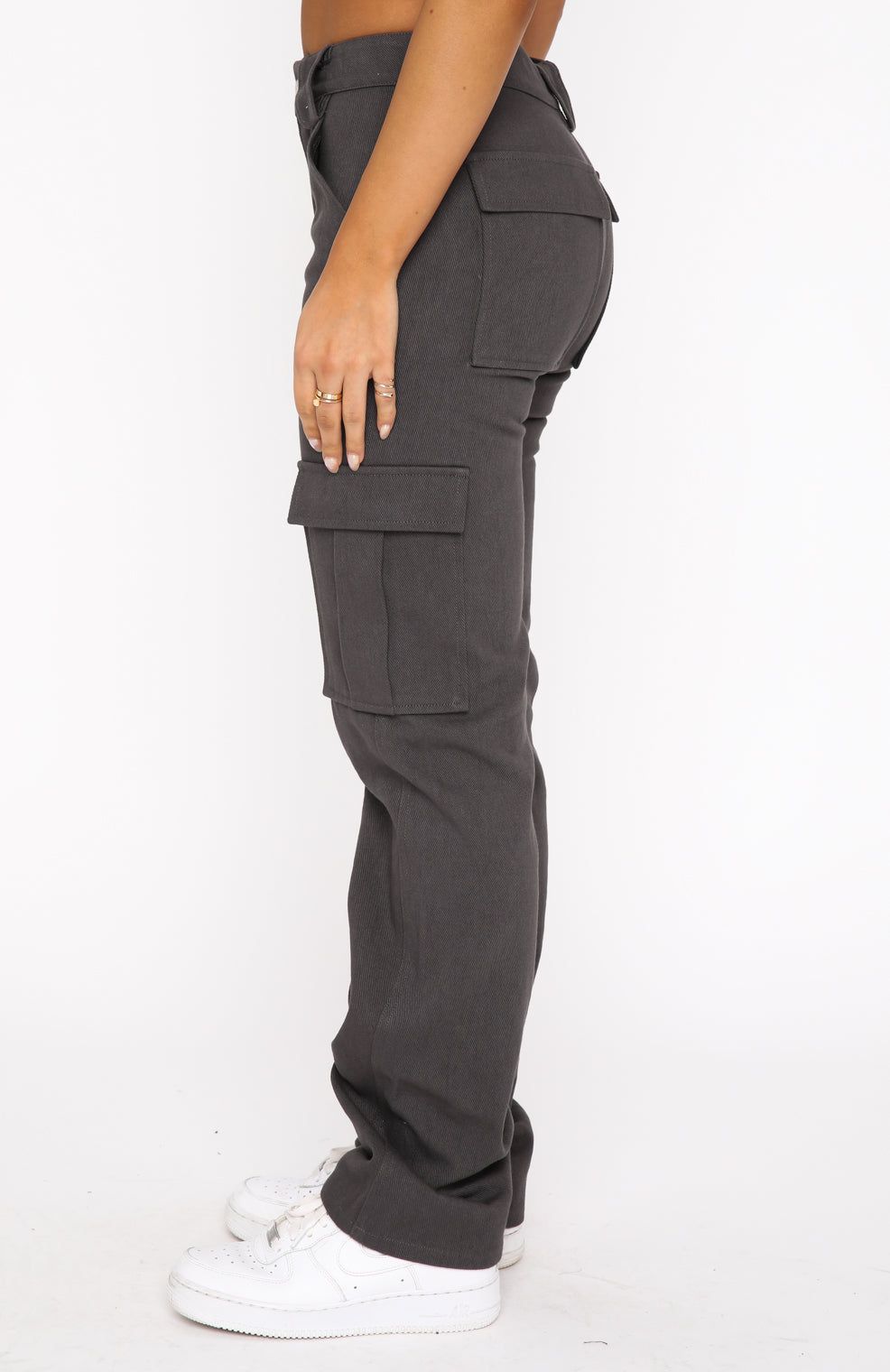 Someone To You Pants Charcoal sold by White Fox Boutique product image thumbnail 3