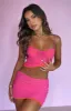 Are You Entertained Mini Skirt Hot Pink sold by White Fox Boutique