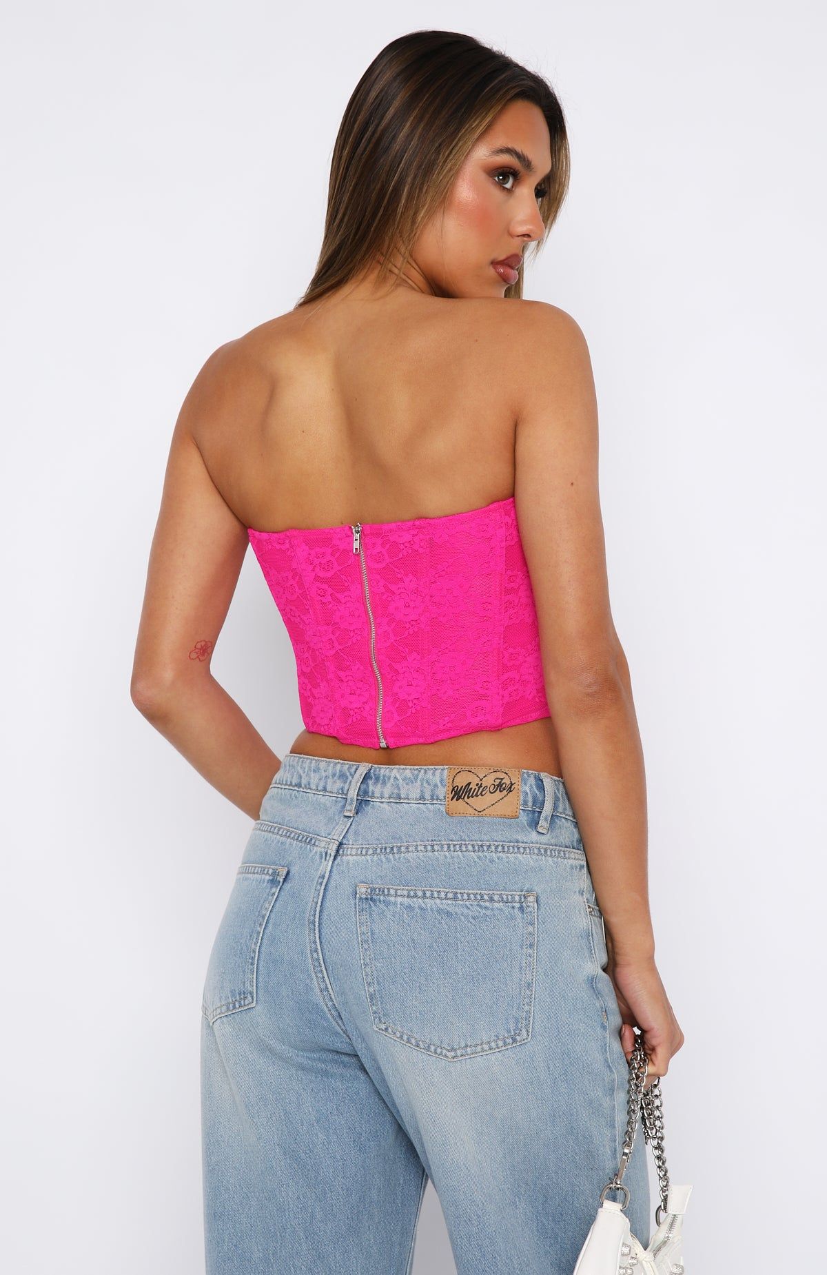 Midnight Dreams Bustier Hot Pink sold by White Fox Boutique product image thumbnail 4