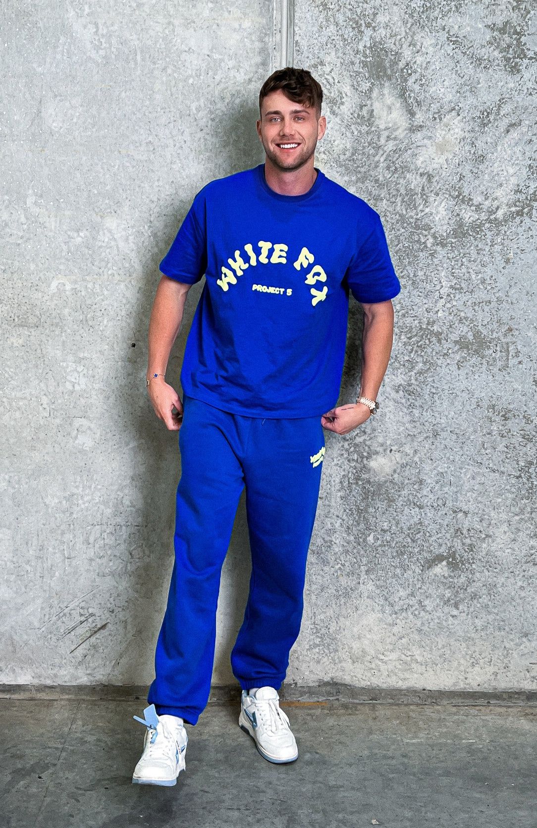 Project 5 Oversized Tee Cobalt sold by White Fox Boutique product image thumbnail 5