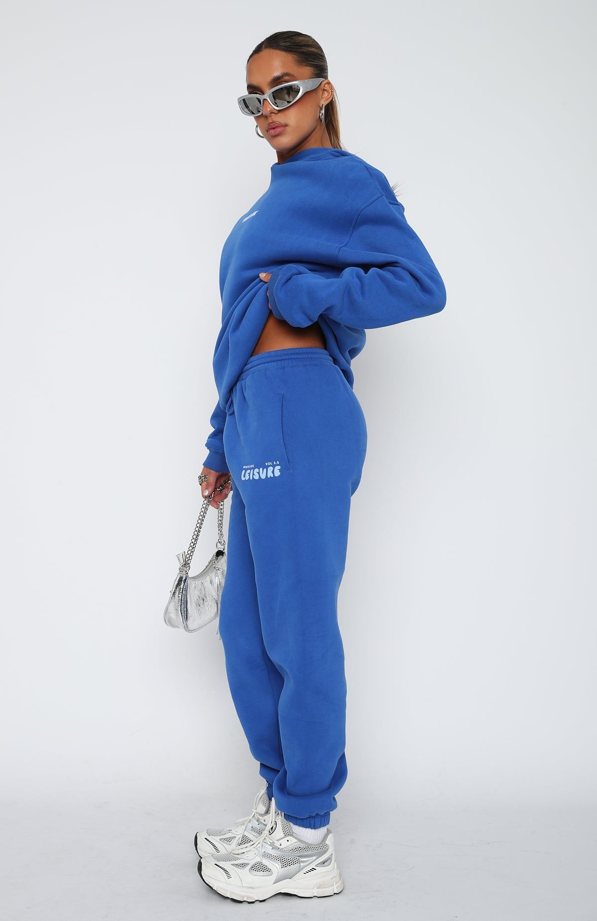 Leisure Series Sweatpants Cobalt sold by White Fox Boutique product image thumbnail 3
