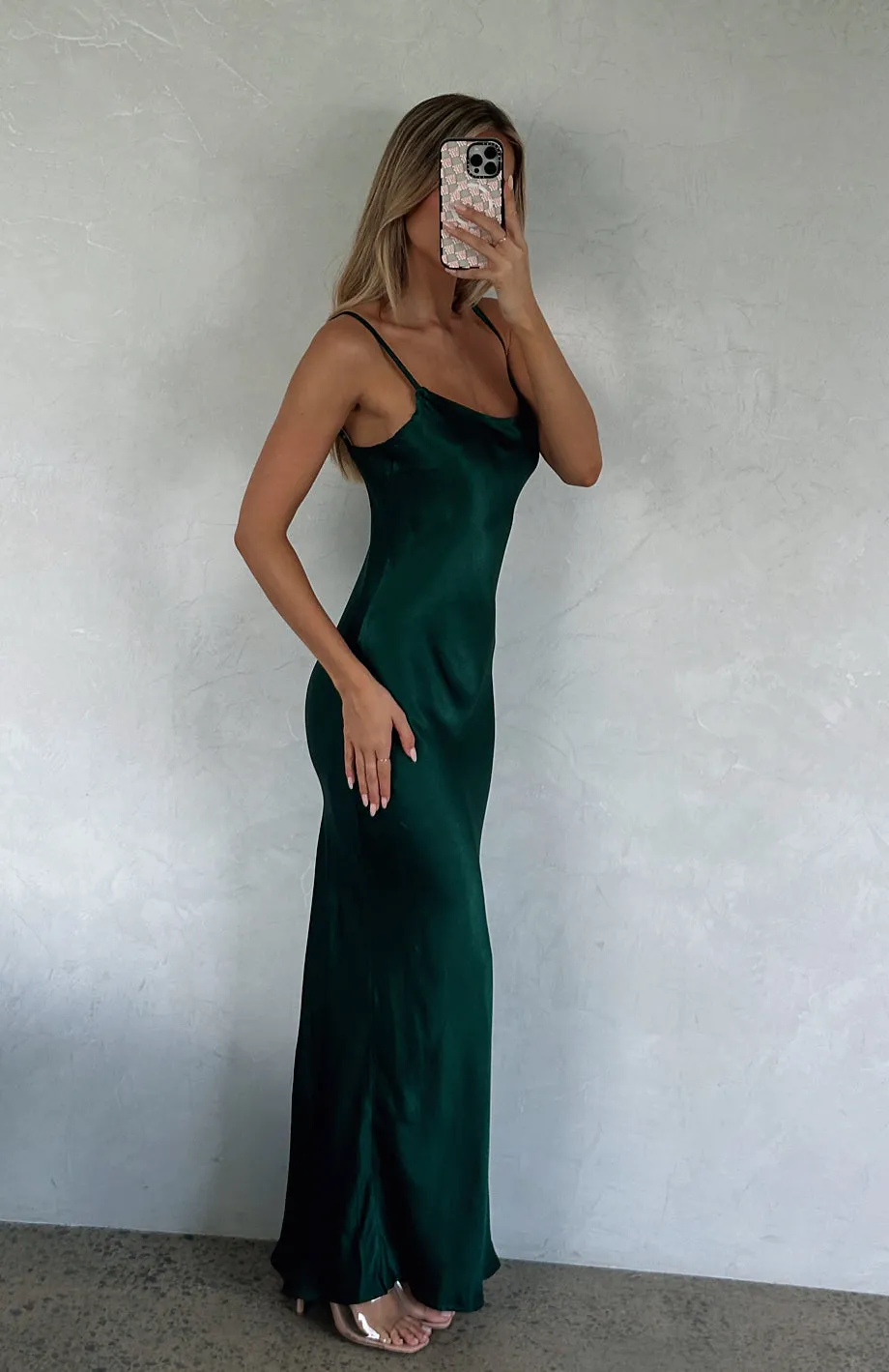 Good To Me Maxi Dress Emerald Green sold by White Fox Boutique product image thumbnail 5