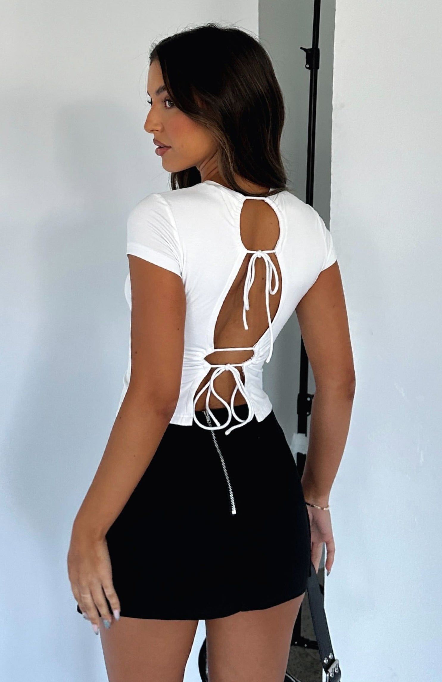 Loving You Is Hard Top White sold by White Fox Boutique