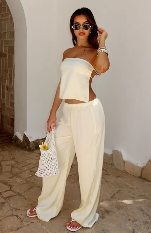 More To Come Pants Butter sold by White Fox Boutique