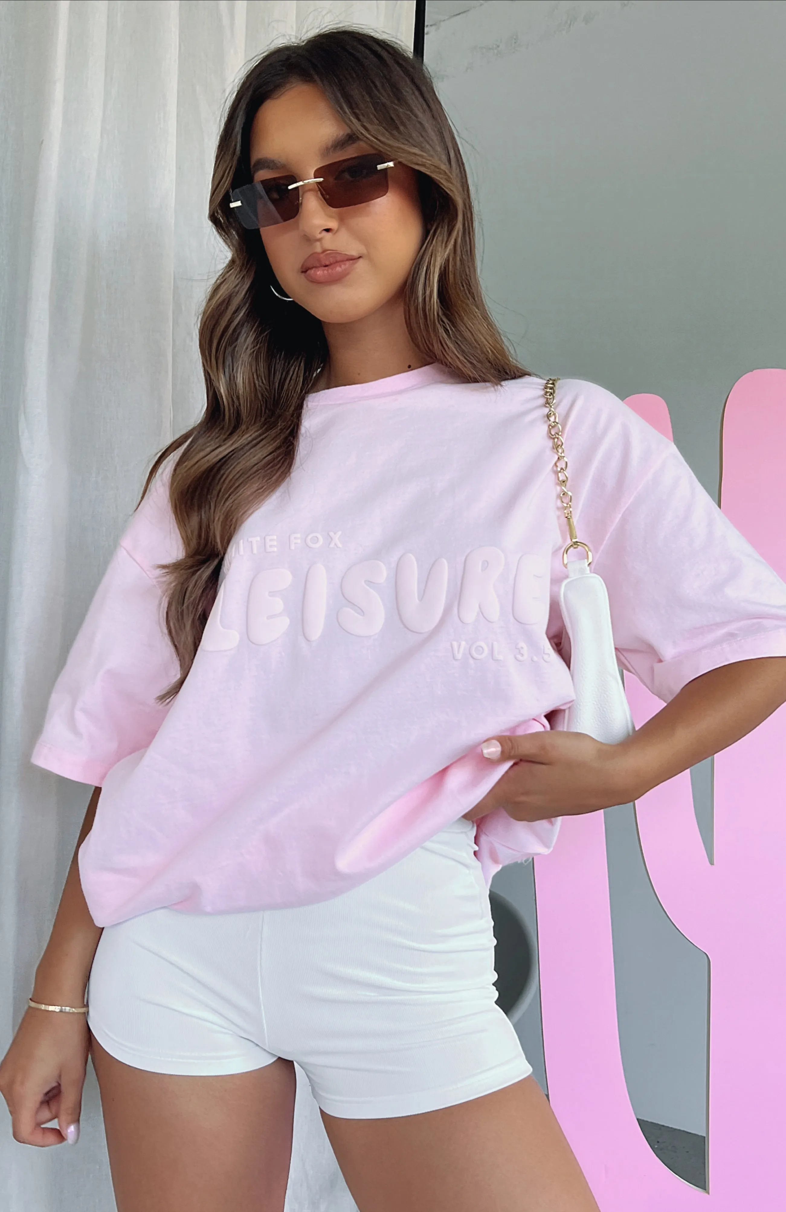 Leisure Series Oversized Tee Posy sold by White Fox Boutique product image thumbnail 5