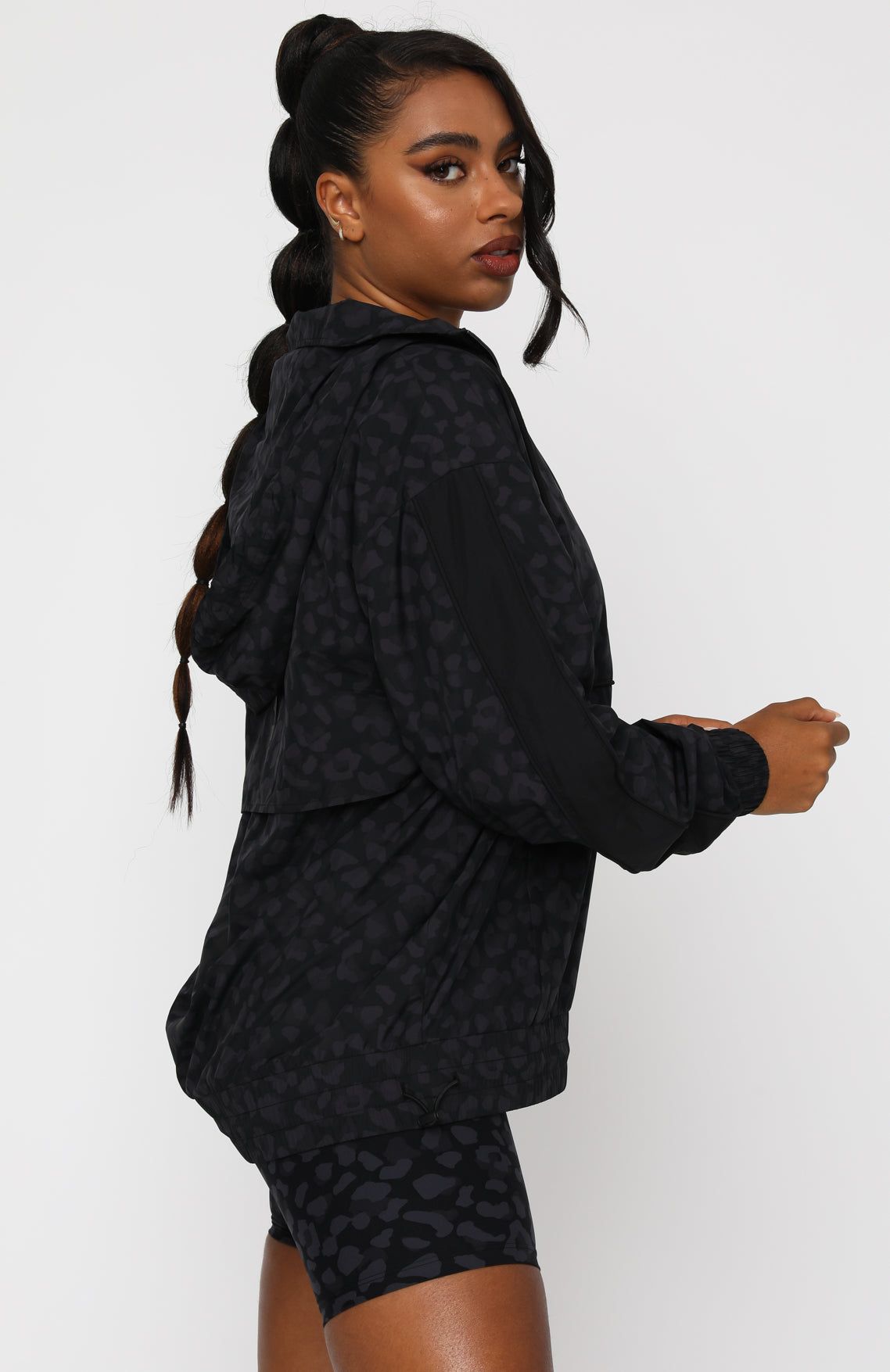 Skyler Windbreaker Midnight Camo sold by White Fox Boutique product image thumbnail 3