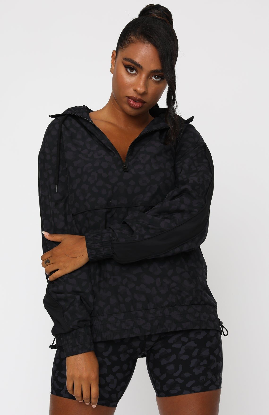 Skyler Windbreaker Midnight Camo sold by White Fox Boutique product image thumbnail 5