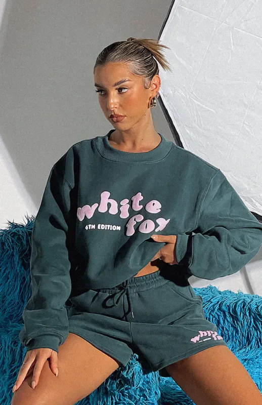 4th Edition Oversized Sweater Clover sold by White Fox Boutique