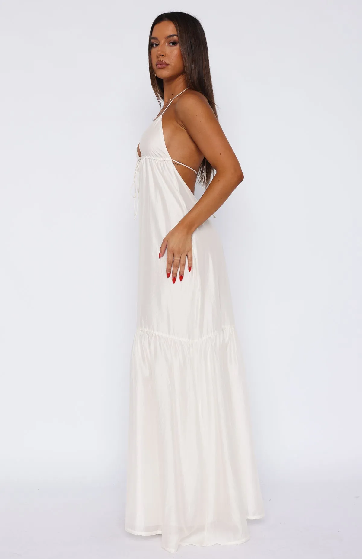 Full Moon Maxi Dress White sold by White Fox Boutique product image thumbnail 3