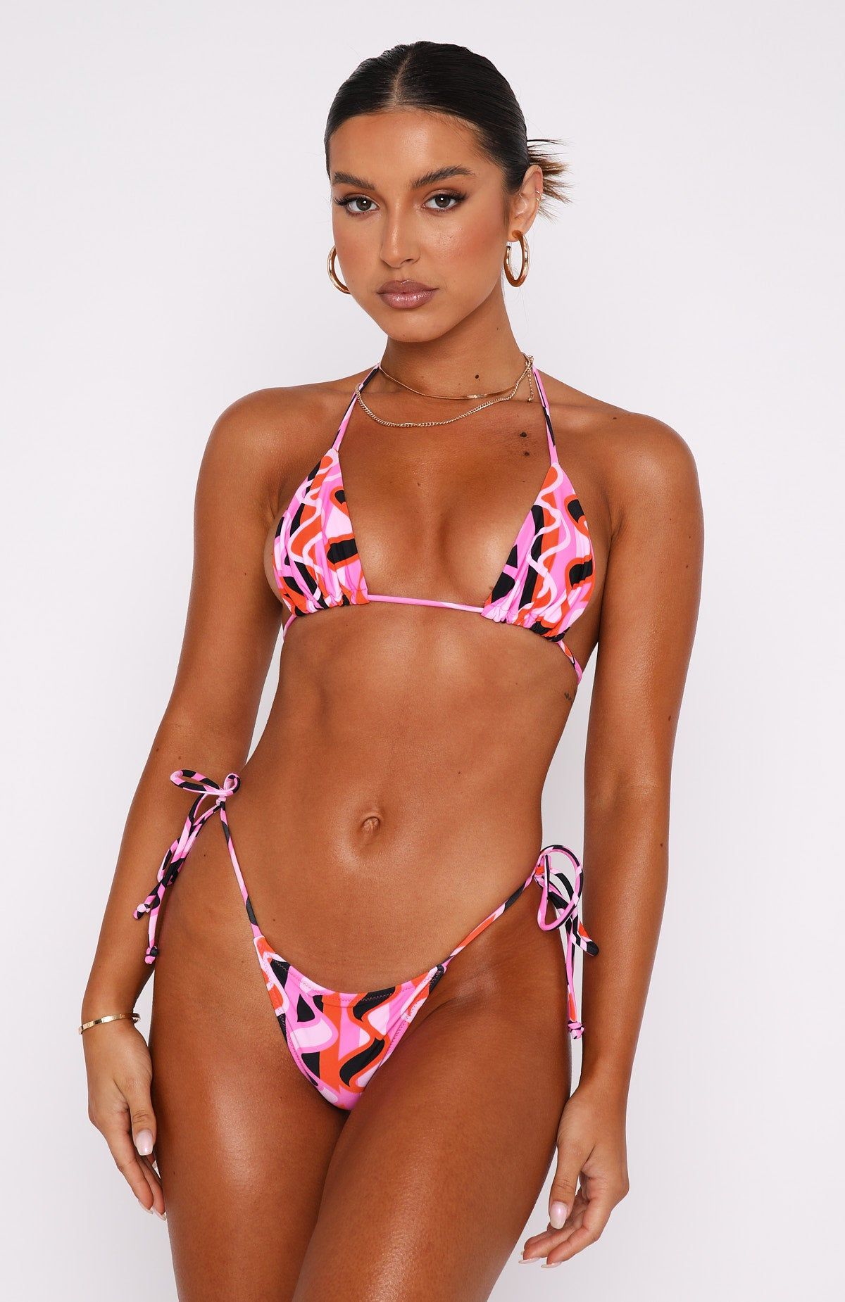 Cabo Bottoms Bubblegum Geo sold by White Fox Boutique product image thumbnail 4