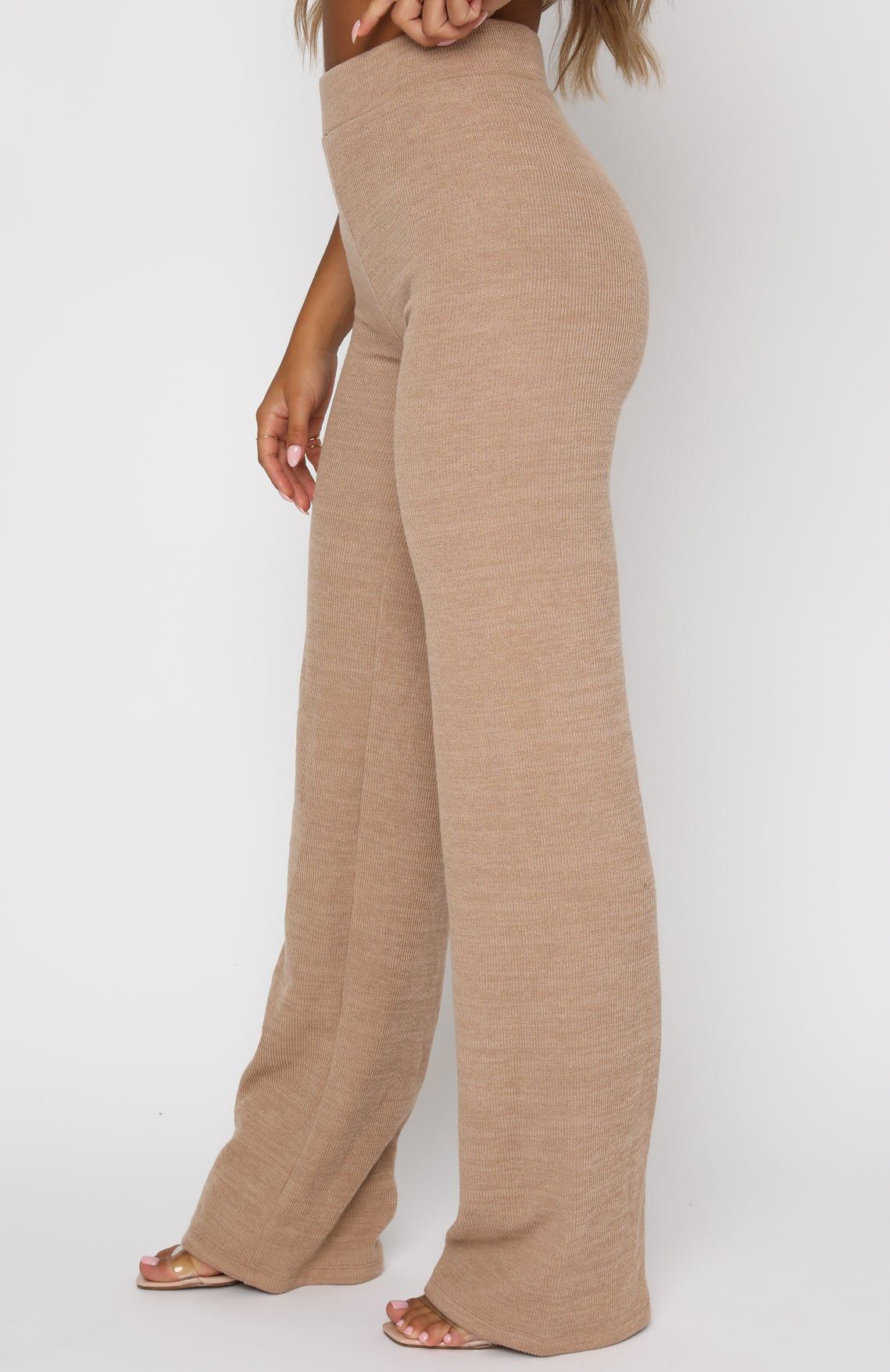 Unconditional Pants Beige sold by White Fox Boutique product image thumbnail 3