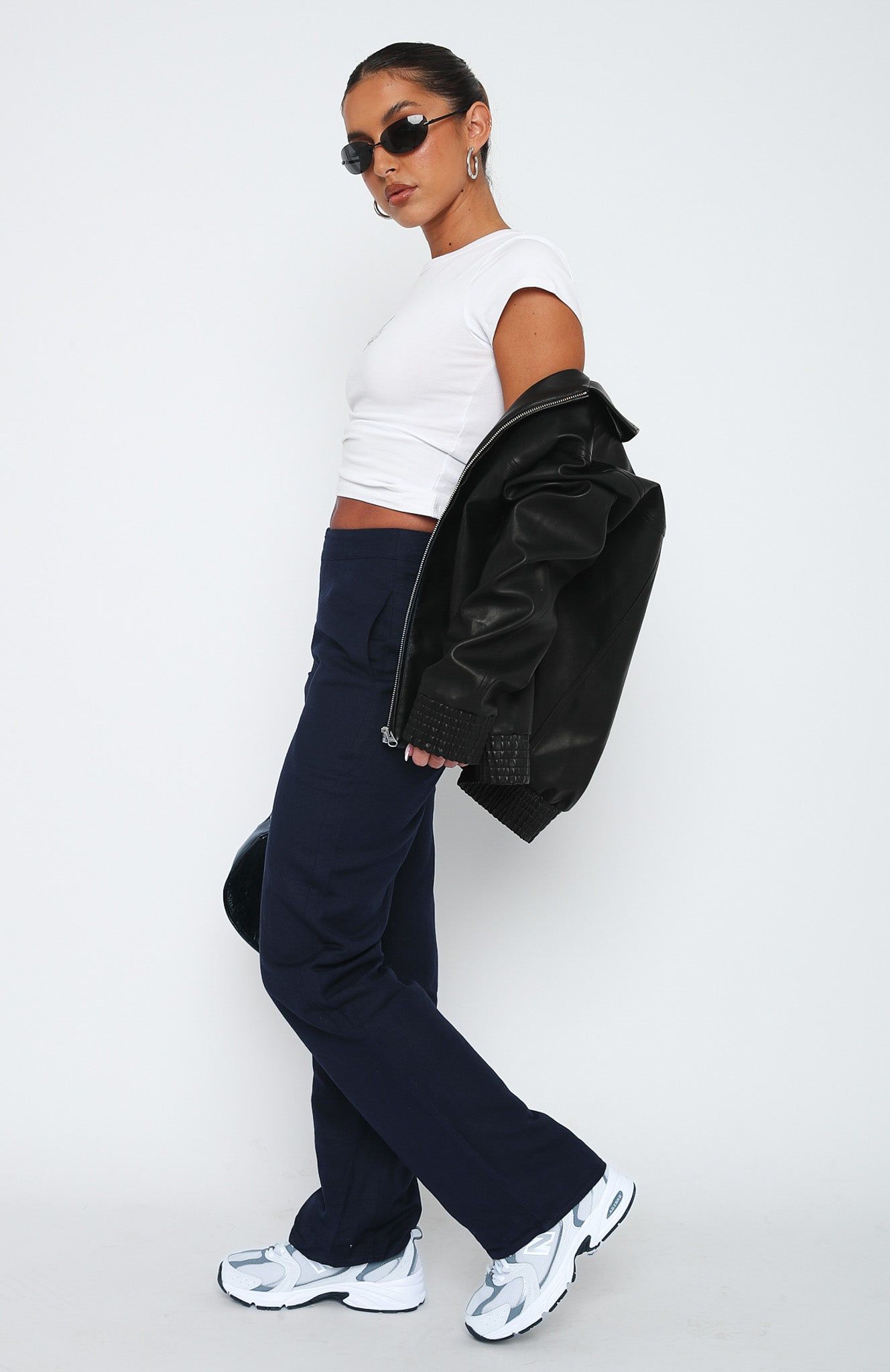 Stars Aligned Pants Navy sold by White Fox Boutique product image thumbnail 4