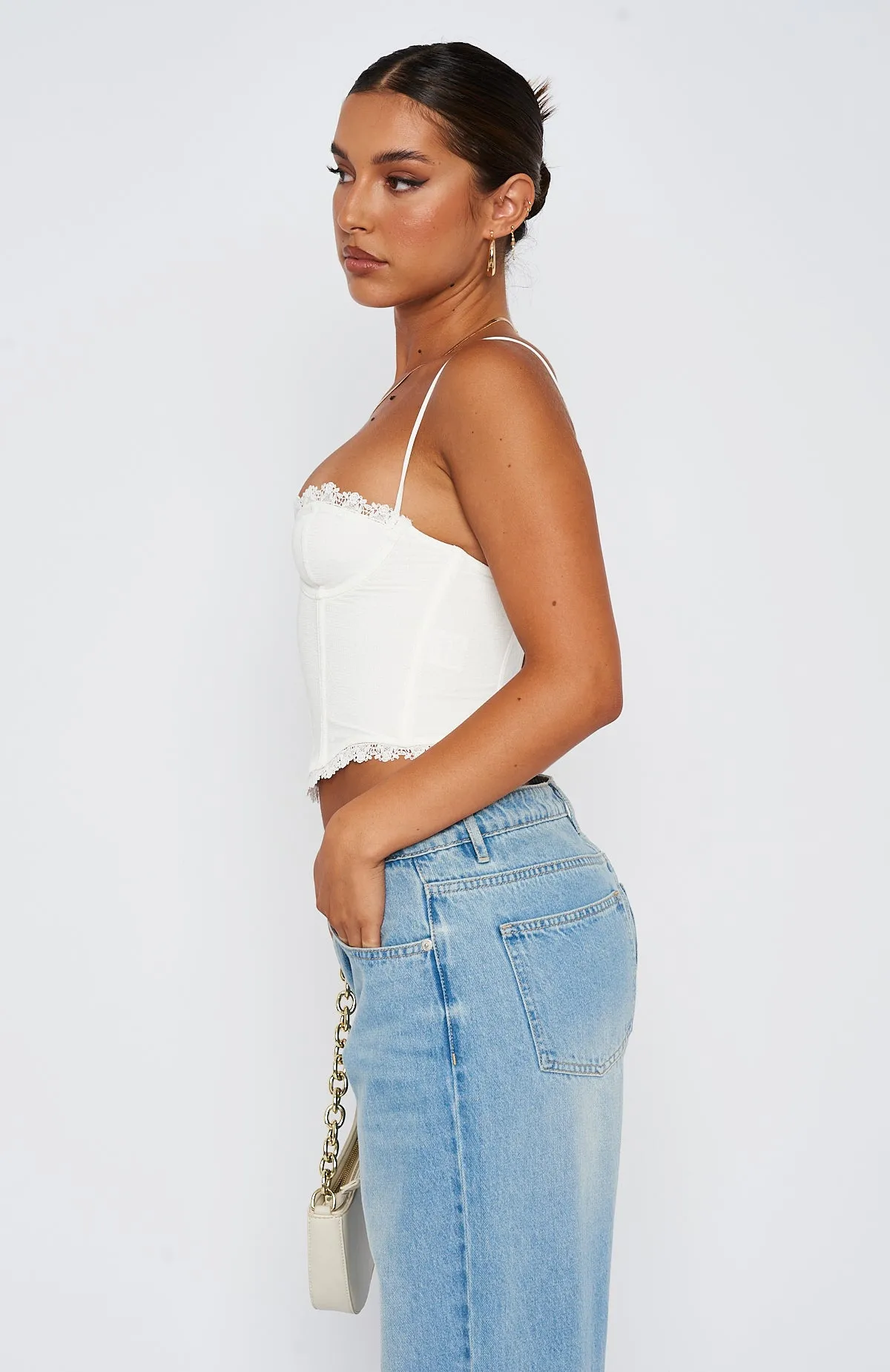 It Doesn't Matter Bustier White sold by White Fox Boutique product image thumbnail 3