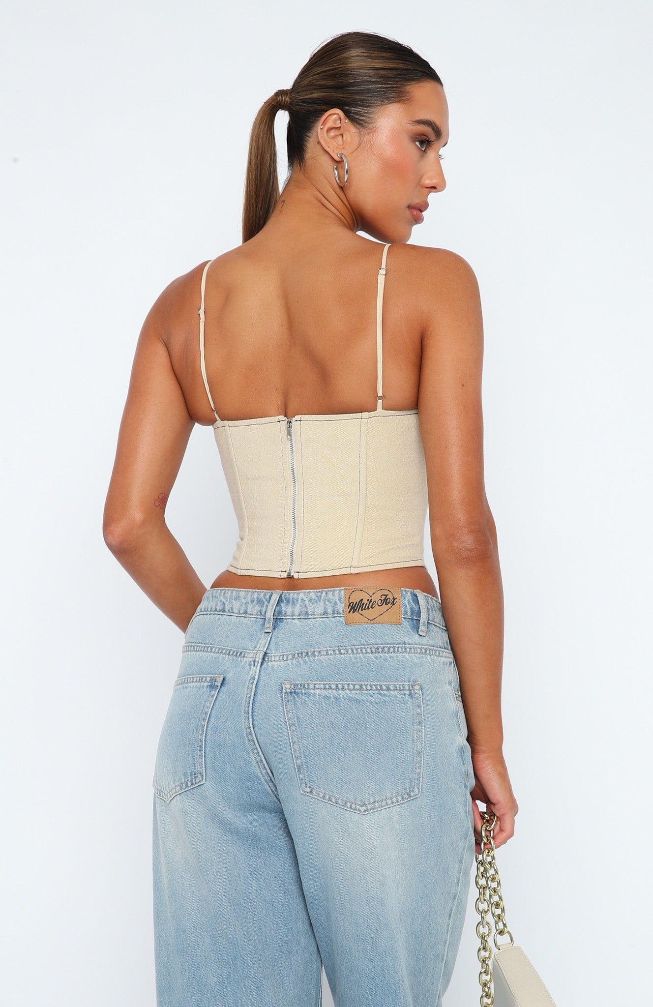 Since I Met You Bustier Cream sold by White Fox Boutique product image thumbnail 4