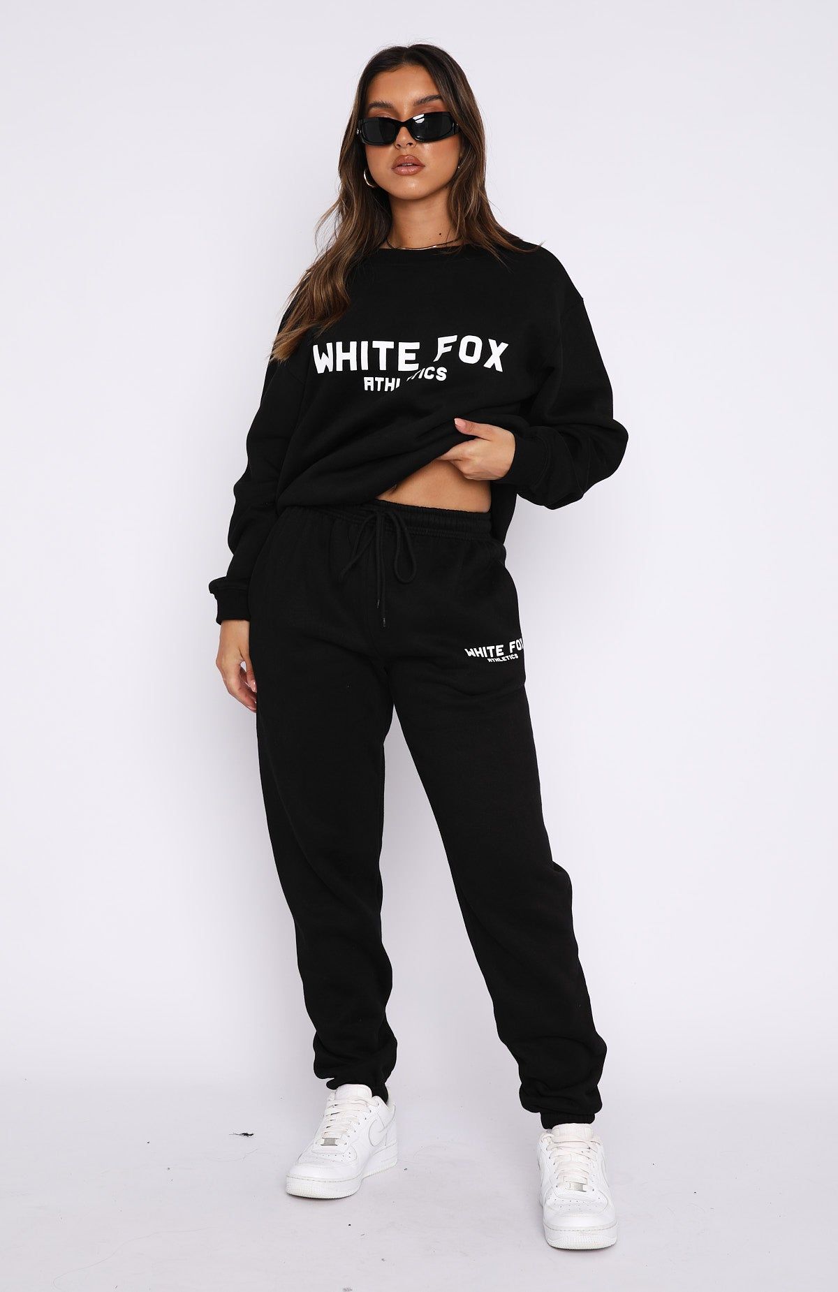 The Next Level Sweatpants Black sold by White Fox Boutique product image thumbnail 5