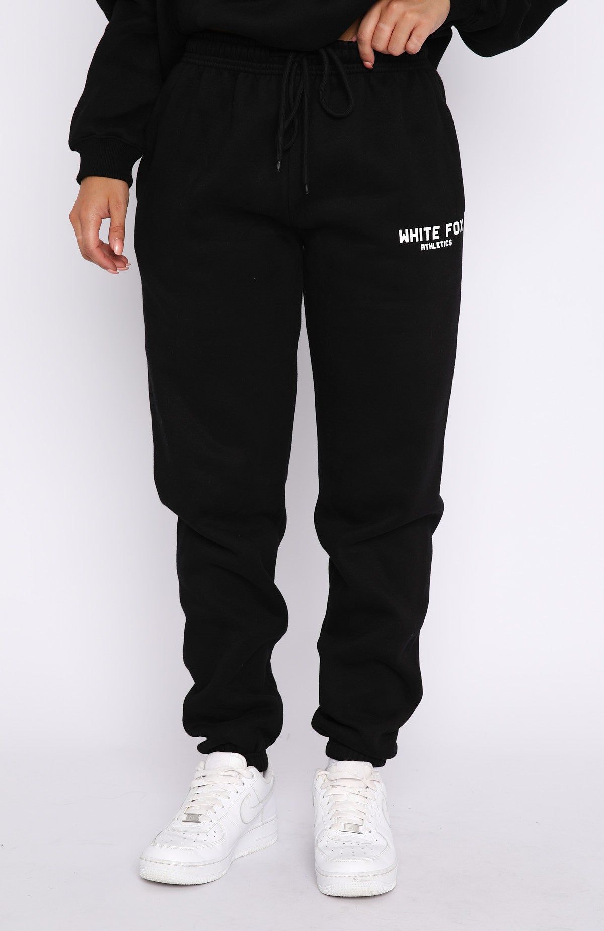 The Next Level Sweatpants Black sold by White Fox Boutique product image thumbnail 2
