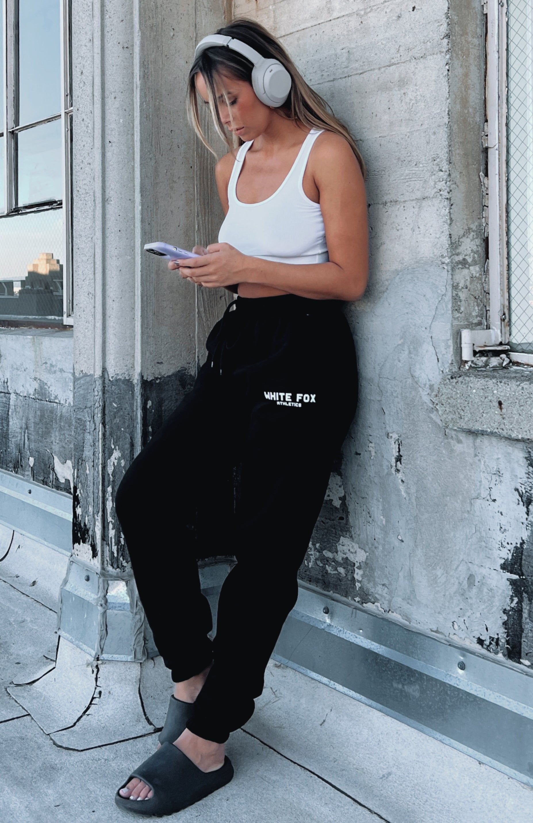 The Next Level Sweatpants Black sold by White Fox Boutique