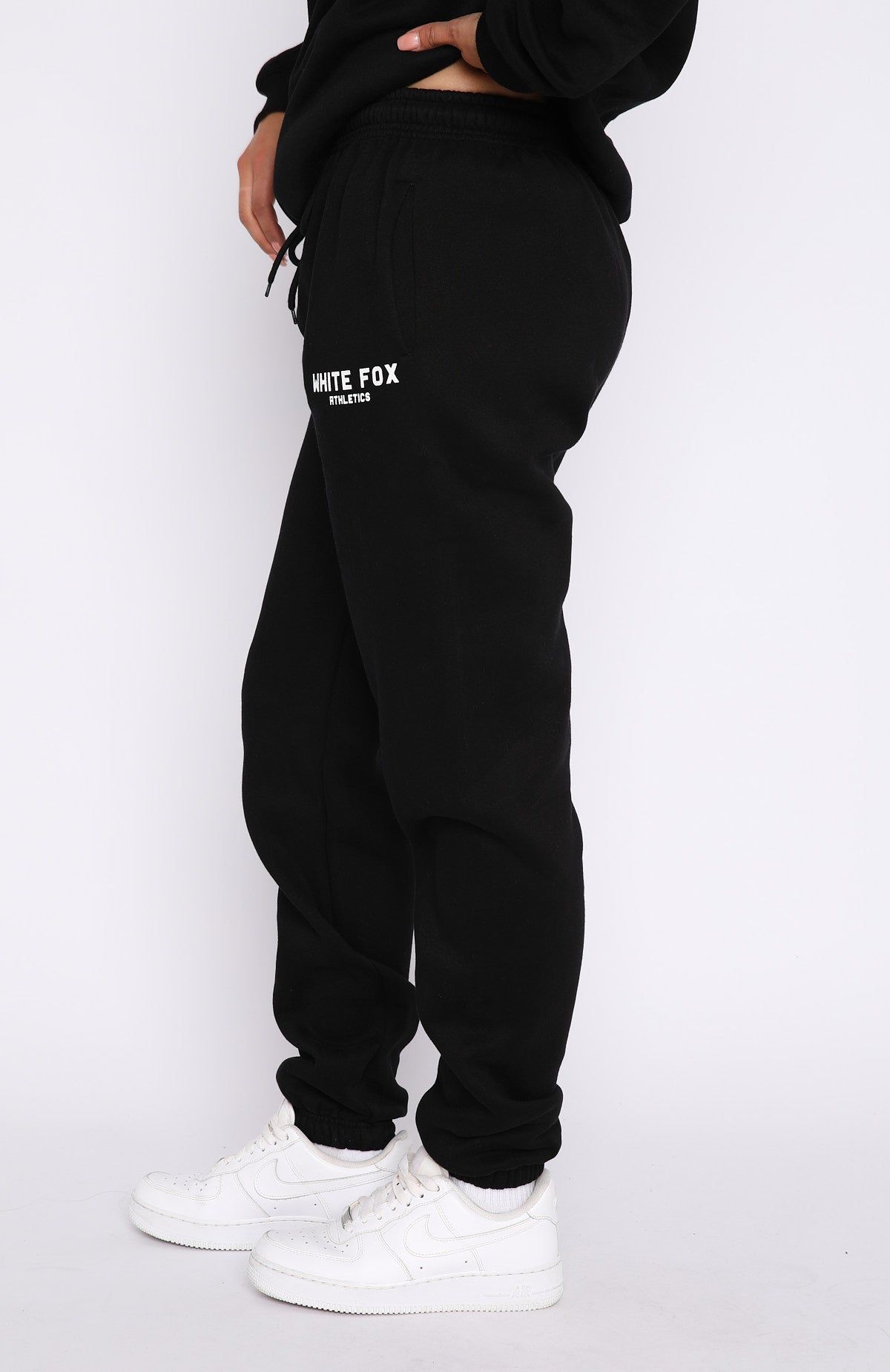 The Next Level Sweatpants Black sold by White Fox Boutique product image thumbnail 3