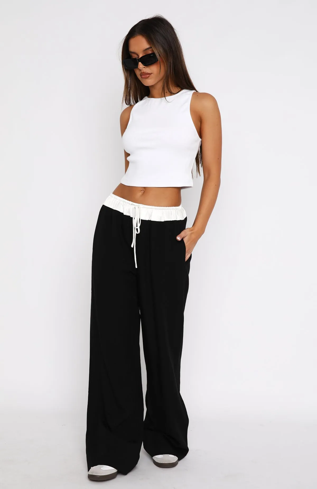 Pushing Buttons Pants Black sold by White Fox Boutique product image thumbnail 2