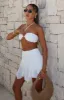 Poolside Dreaming Mini Skirt White sold by White Fox Boutique