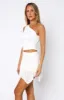 Poolside Dreaming Mini Skirt White sold by White Fox Boutique
