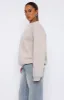 Be In The Moment Oversized Sweater Moon sold by White Fox Boutique
