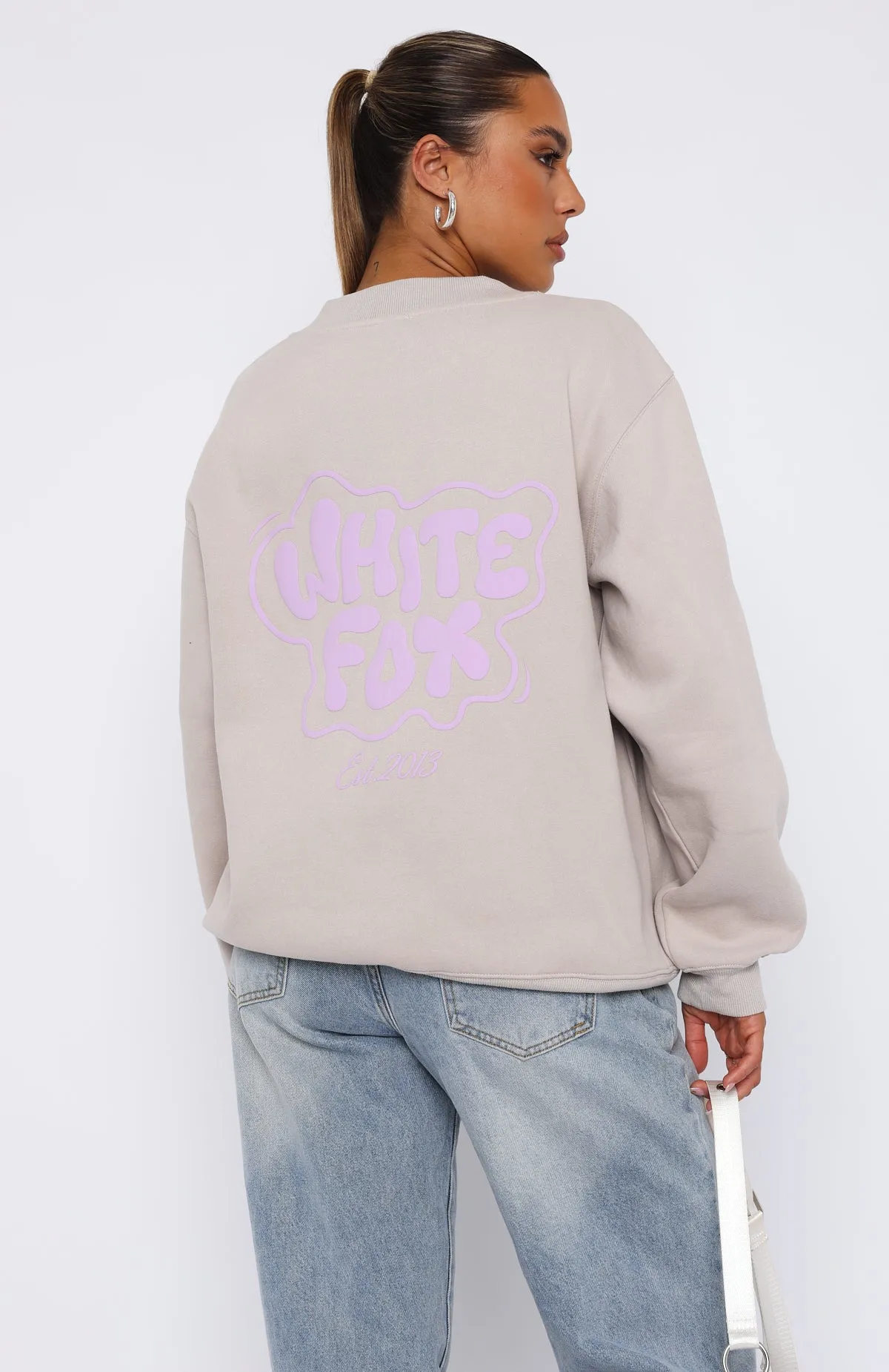 Be In The Moment Oversized Sweater Moon sold by White Fox Boutique product image thumbnail 4