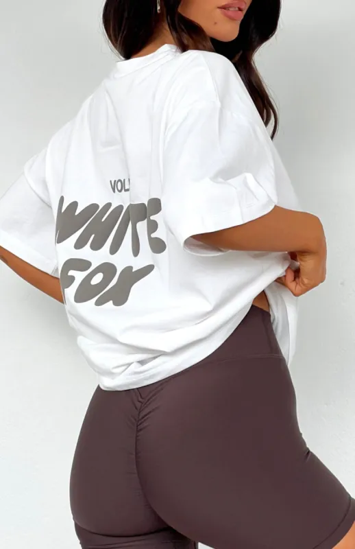 Just Your Style Oversized Tee White sold by White Fox Boutique