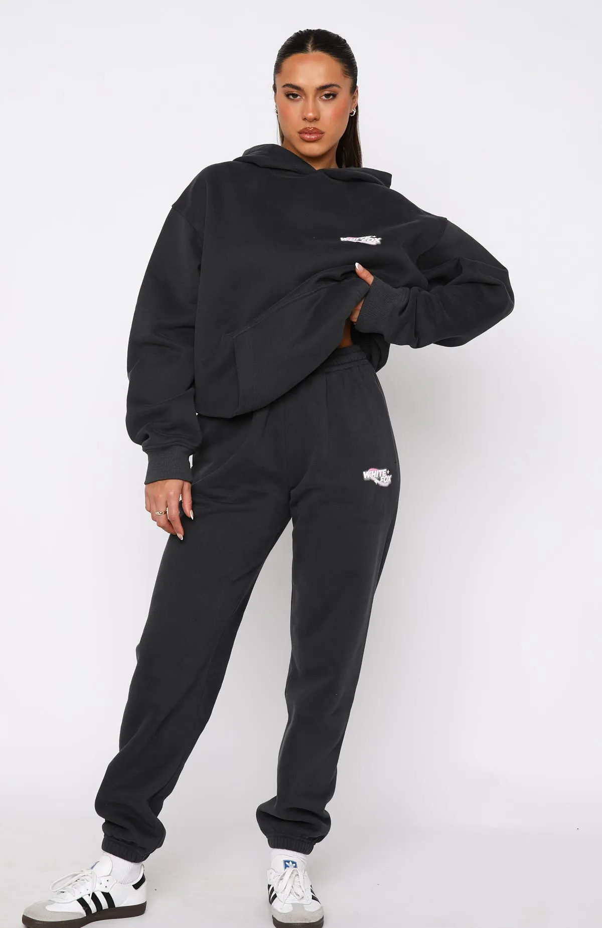 Creating Art Sweatpants Charcoal sold by White Fox Boutique product image thumbnail 2