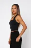 Out Of Touch Halter Top Black sold by White Fox Boutique