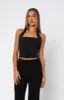 Out Of Touch Halter Top Black sold by White Fox Boutique