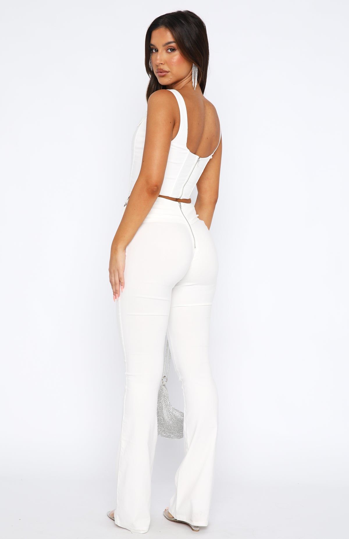 Unloyal Pants White sold by White Fox Boutique product image thumbnail 4