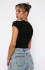 Too Blessed Tee Black sold by White Fox Boutique