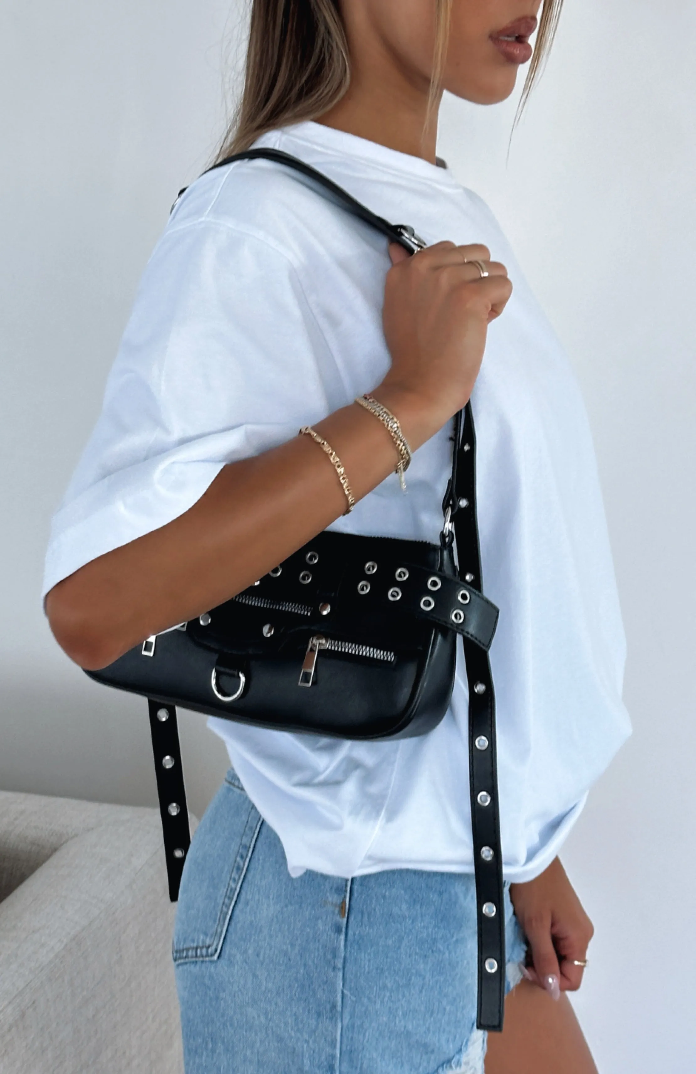 Darcy Crossbody Bag Black sold by White Fox Boutique product image thumbnail 3