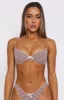 Beachside Bikini Top Choc Gingham sold by White Fox Boutique
