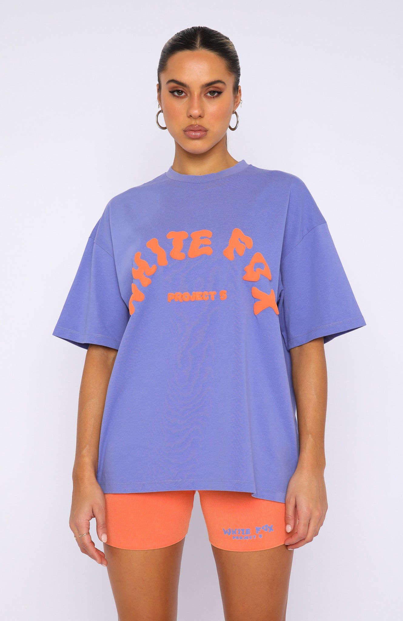Project 5 Oversized Tee Grape sold by White Fox Boutique product image thumbnail 2
