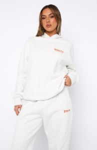 Sports Academy Oversized Hoodie Grey Marle sold by White Fox Boutique
