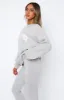 You're Worth It Oversized Sweater Grey Marle sold by White Fox Boutique