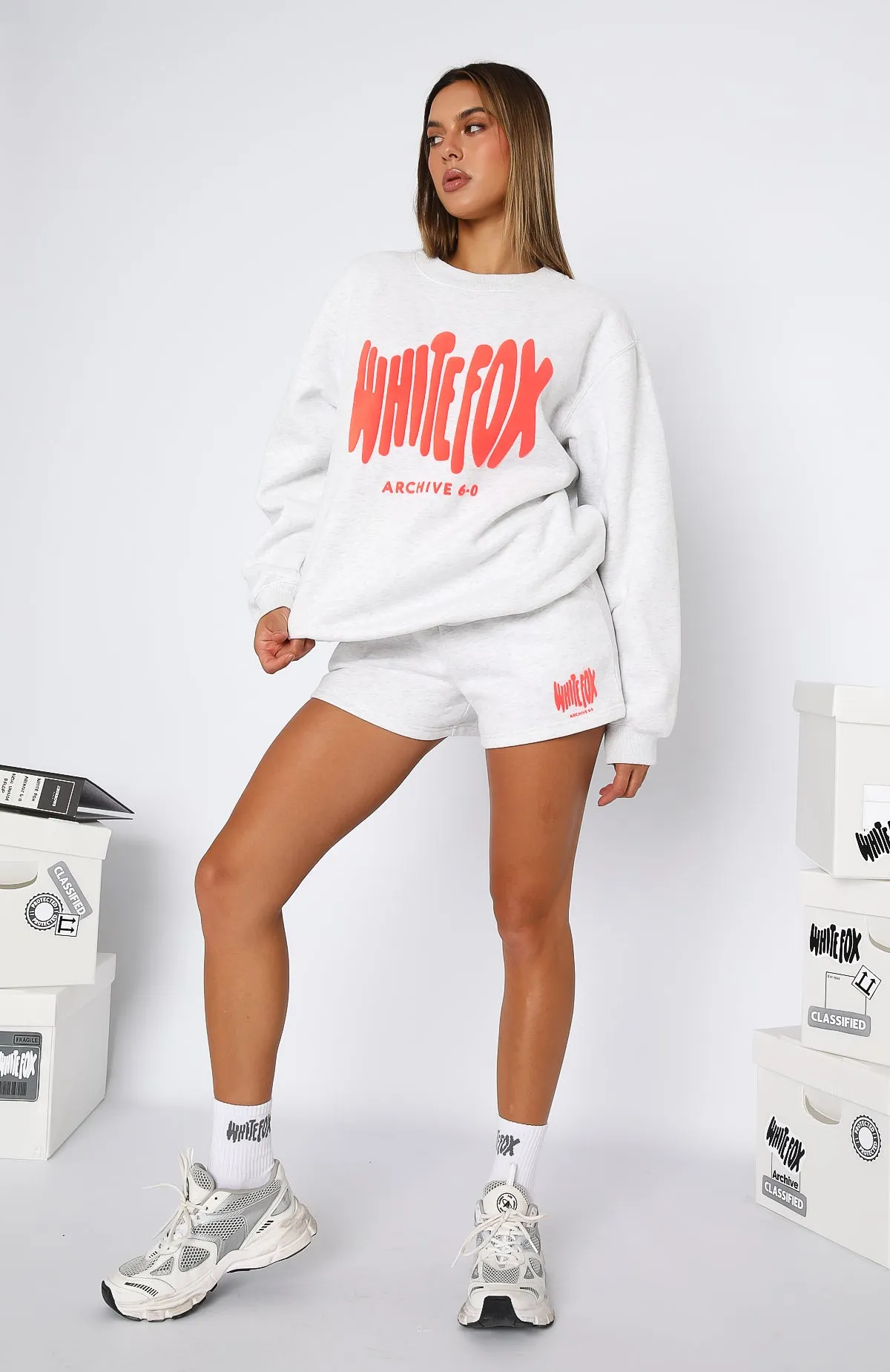 Archive 6.0 Oversized Sweater Cloudburst sold by White Fox Boutique product image thumbnail 5